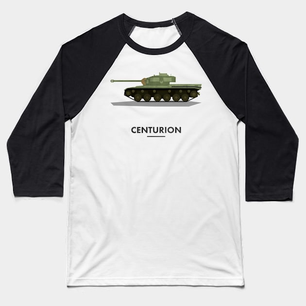 TANK Centurion Baseball T-Shirt by Art Designs